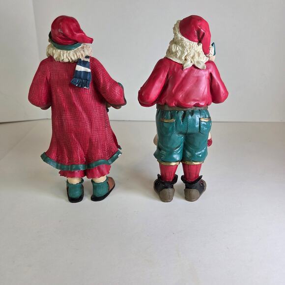 Midwest Importers Santa Pair – Christmas Figurines 9" Holiday Decor - Picture 3 of 13